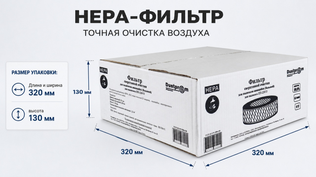 размеры коробки