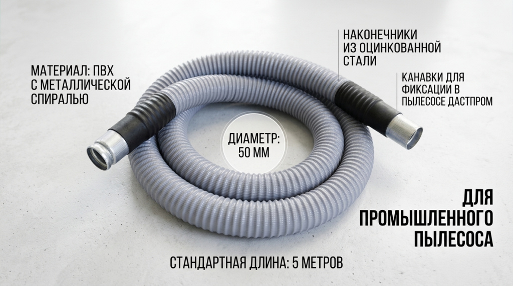 Шланг стандартного исполнения (серый)
